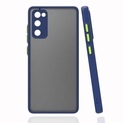 Moby Shop Samsung Galaxy S20 FE Kılıf Kenarları Renkli arkası Mat Rexa Premium Silikon Kapak ürün görseli 1
