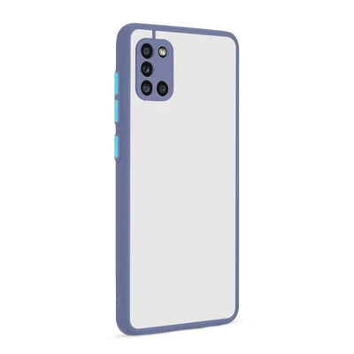Moby Shop Samsung Galaxy A31 Kılıf Kenarları Renkli arkası Mat Rexa Premium Silikon Kapak ürün görseli 1