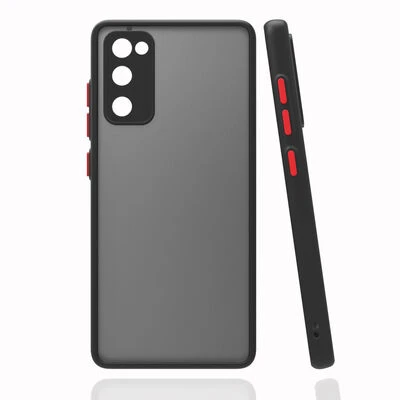 Moby Shop Samsung Galaxy S20 FE Kılıf Kenarları Renkli arkası Mat Rexa Premium Silikon Kapak ürün görseli 1