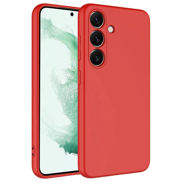 Moby Shop Samsung Galaxy S24 Plus Kılıf Kılıf İçi Kadifeli Esnek Kadifon Lansman Premium Silikon Kılıf ürün görseli 1