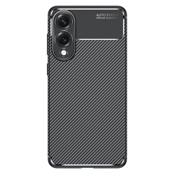 Moby Shop Galaxy S25 Edge Kılıf Karekarbon Desenli Şık ve Dayanıklı Torvex Premium Silikon Kapak ürün görseli 1