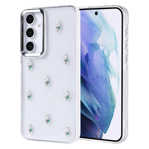 Moby Shop Samsung Galaxy A55 Uyumlu Şık Mini Figürlü Ucay Premium Sert Silikon Kapak ürün görseli 1