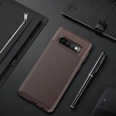 Moby Shop Samsung Galaxy S10E Kılıf Karekarbon Desenli Şık ve Dayanıklı Torvex Premium Silikon Kapak ürün görseli 1