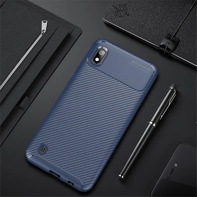Moby Shop Samsung Galaxy A10 Kılıf Karekarbon Desenli Şık ve Dayanıklı Torvex Premium Silikon Kapak ürün görseli 1
