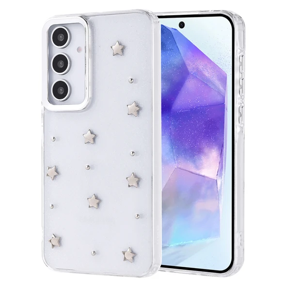 Moby Shop Samsung Galaxy A35 Uyumlu Şık Mini Figürlü Ucay Premium Sert Silikon Kapak ürün görseli 1