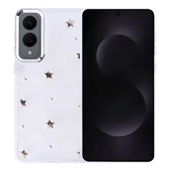 Moby Shop Samsung Galaxy S25 Edge Uyumlu Şık Mini Figürlü Ucay Premium Sert Silikon Kapak ürün görseli 1