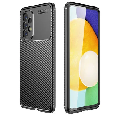Moby Shop Samsung Galaxy A73 Kılıf Karekarbon Desenli Şık ve Dayanıklı Torvex Premium Silikon Kapak ürün görseli 1
