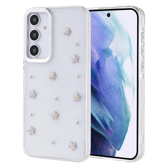 Moby Shop Samsung Galaxy A55 Uyumlu Şık Mini Figürlü Ucay Premium Sert Silikon Kapak ürün görseli 1