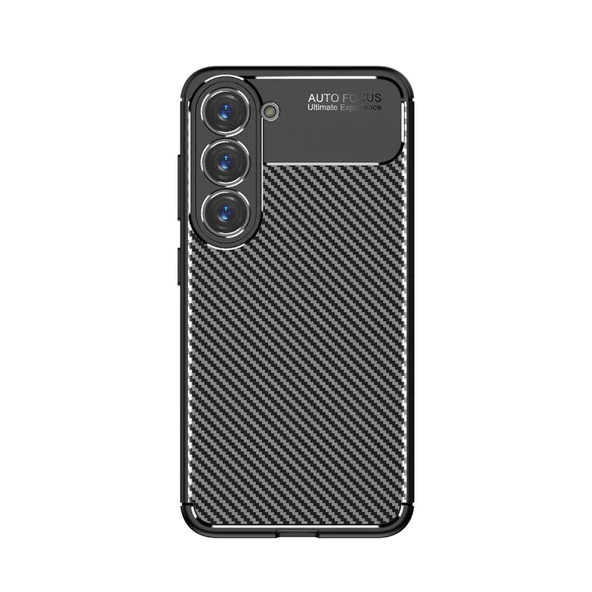 Moby Shop Samsung Galaxy S23 Plus Kılıf Karekarbon Desenli Şık ve Dayanıklı Torvex Premium Silikon Kapak ürün görseli 1