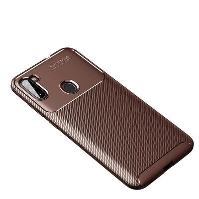 Moby Shop Samsung Galaxy M11 Kılıf Karekarbon Desenli Şık ve Dayanıklı Torvex Premium Silikon Kapak ürün görseli 1