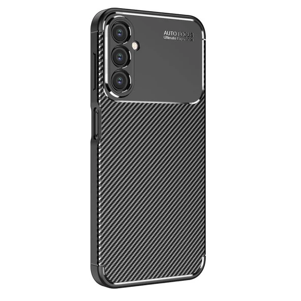 Moby Shop Samsung Galaxy A14 Kılıf Karekarbon Desenli Şık ve Dayanıklı Torvex Premium Silikon Kapak ürün görseli 1