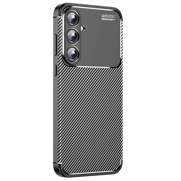 Moby Shop Samsung Galaxy A55 Kılıf Karekarbon Desenli Şık ve Dayanıklı Torvex Premium Silikon Kapak ürün görseli 1