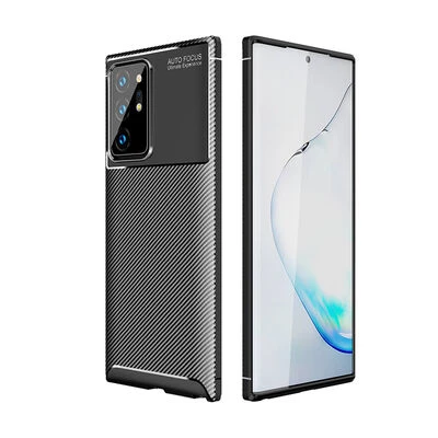 Moby Shop Samsung Galaxy Note 20 Ultra Kılıf Karekarbon Desenli Şık ve Dayanıklı Torvex Premium Silikon Kapak ürün görseli 1