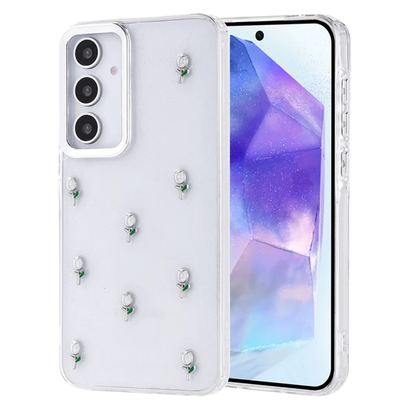 Moby Shop Samsung Galaxy A35 Uyumlu Şık Mini Figürlü Ucay Premium Sert Silikon Kapak ürün görseli 1
