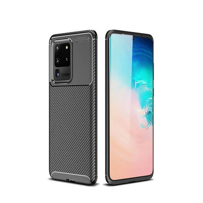 Royal Cover Samsung Galaxy S20 Ultra Kılıf El İzi Yapmayan Yüksek Kaliteli Silikondan Üretilmiş Premium Kapak RCV/Negro ürün görseli 1