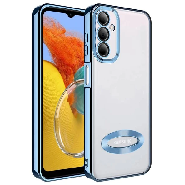 Moby Shop Samsung Galaxy M14 İle Uyumlu Şık Tasarımlı ve Parlak Velina Premium Silikon Kılıf ürün görseli 1