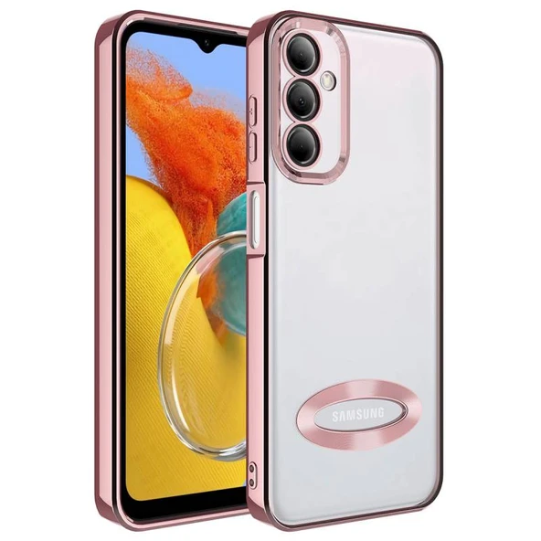 Moby Shop Samsung Galaxy M14 İle Uyumlu Şık Tasarımlı ve Parlak Velina Premium Silikon Kılıf ürün görseli 1