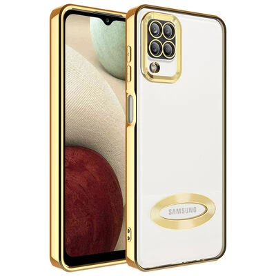 Royal Cover Samsung Galaxy M12 Uyumlu Kenarları Parlak ve Logo Detaylı Şık Esnek Silikon Kapak RCV/Omega ürün görseli 1