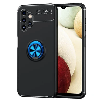 Moby Shop Samsung Galaxy A13 4G Ultra Koruma Sağlayan Stand Özellikli RingGuard Yüzüklü Silikon Kılıf ürün görseli 1
