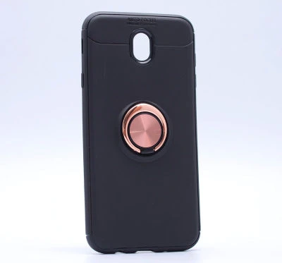 Moby Shop Samsung Galaxy J7 Pro Ultra Koruma Sağlayan Stand Özellikli RingGuard Yüzüklü Silikon Kılıf ürün görseli 1