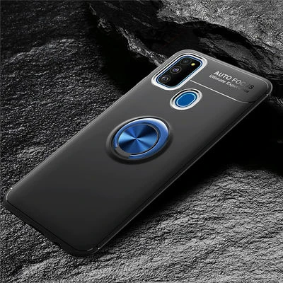 Moby Shop Samsung Galaxy M30S Ultra Koruma Sağlayan Stand Özellikli RingGuard Yüzüklü Silikon Kılıf ürün görseli 1