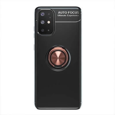 Moby Shop Samsung Galaxy A31 Ultra Koruma Sağlayan Stand Özellikli RingGuard Yüzüklü Silikon Kılıf ürün görseli 1