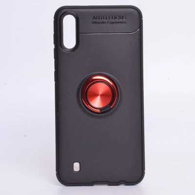Moby Shop Samsung Galaxy M10 Ultra Koruma Sağlayan Stand Özellikli RingGuard Yüzüklü Silikon Kılıf ürün görseli 1