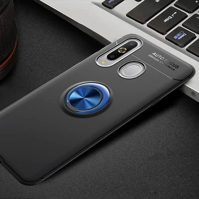 Moby Shop Samsung Galaxy A20S Ultra Koruma Sağlayan Stand Özellikli RingGuard Yüzüklü Silikon Kılıf ürün görseli 1