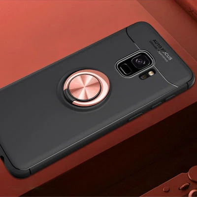 Moby Shop Samsung Galaxy S9 Ultra Koruma Sağlayan Stand Özellikli RingGuard Yüzüklü Silikon Kılıf ürün görseli 1