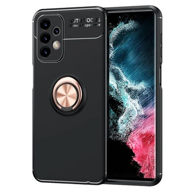 Moby Shop Samsung Galaxy A23 Ultra Koruma Sağlayan Stand Özellikli RingGuard Yüzüklü Silikon Kılıf ürün görseli 1