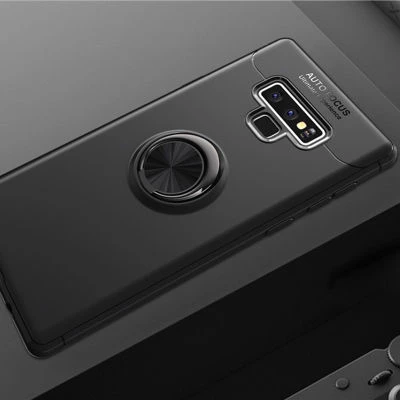 Moby Shop Samsung Galaxy Note 9 Ultra Koruma Sağlayan Stand Özellikli RingGuard Yüzüklü Silikon Kılıf ürün görseli 1