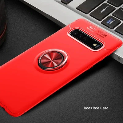 Moby Shop Samsung Galaxy S10 Ultra Koruma Sağlayan Stand Özellikli RingGuard Yüzüklü Silikon Kılıf ürün görseli 1