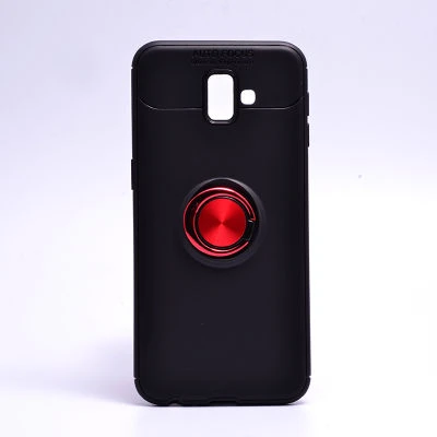 Moby Shop Samsung Galaxy J6 Plus Ultra Koruma Sağlayan Stand Özellikli RingGuard Yüzüklü Silikon Kılıf ürün görseli 1