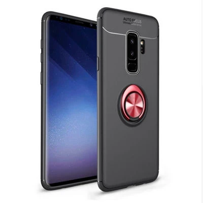Moby Shop Samsung Galaxy S9 Plus Ultra Koruma Sağlayan Stand Özellikli RingGuard Yüzüklü Silikon Kılıf ürün görseli 1
