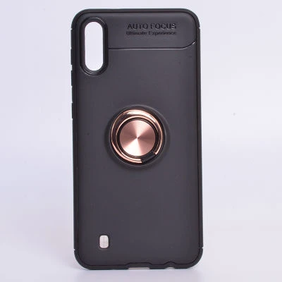 Moby Shop Samsung Galaxy M10 Ultra Koruma Sağlayan Stand Özellikli RingGuard Yüzüklü Silikon Kılıf ürün görseli 1