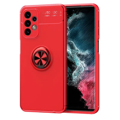 Moby Shop Samsung Galaxy A23 Ultra Koruma Sağlayan Stand Özellikli RingGuard Yüzüklü Silikon Kılıf ürün görseli 1