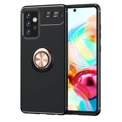 Royal Cover Samsung Galaxy A72 Kılıf Yüzüklü Şık Premium Silikon Kapak RCV/Ravel ürün görseli 1