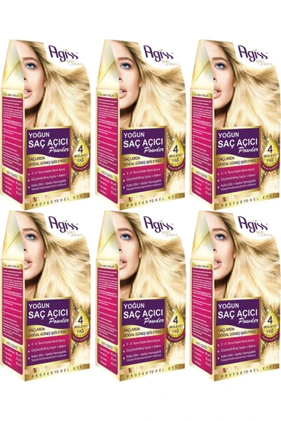Agiss Saç Açıcı Powder X6 Adet ürün görseli 1