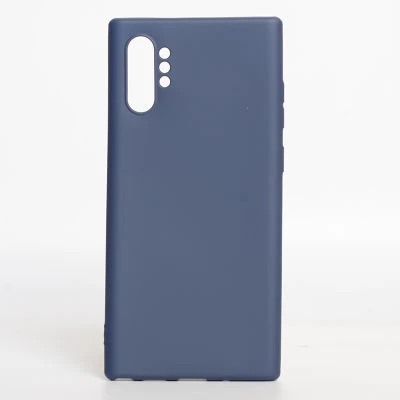 Moby Shop Samsung Galaxy Note 10 Plus İle Uyumlu Kılıf Esnek Leger Silikon Kapak ürün görseli 1
