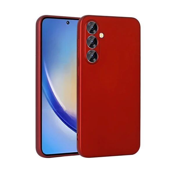 Moby Shop Samsung Galaxy A35 İle Uyumlu Kılıf Esnek Leger Silikon Kapak ürün görseli 1