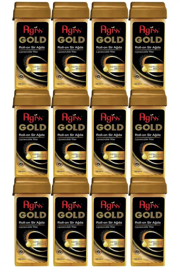 Agiss Roll-on Gold 100 ml x 12 Adet Sir Ağda ürün görseli 1
