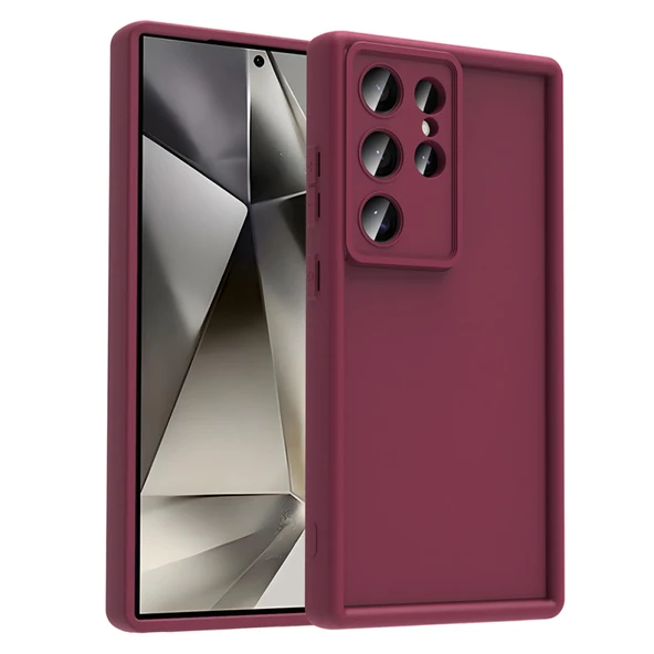 Moby Shop Samsung Galaxy S25 Ultra Kılıf Soft Toch Hissiyatlı Elastiq Silicone Premium Case Cover ürün görseli 1
