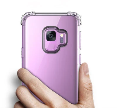 Moby Shop Samsung Galaxy S9 Kılıf Şeffaf Köşe Korumalı Jellix Premium Şık Silikon Kılıf ürün görseli 1