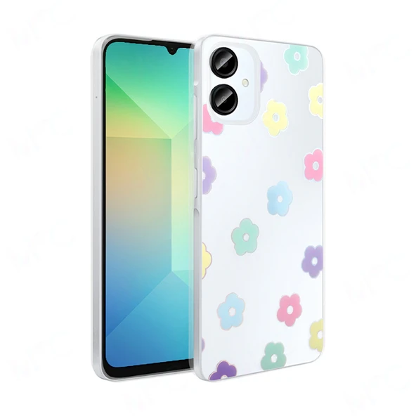 Moby Shop Galaxy A06 Kılıf Şeffaf Figürlü Zarafet Sert Kapak ürün görseli 1