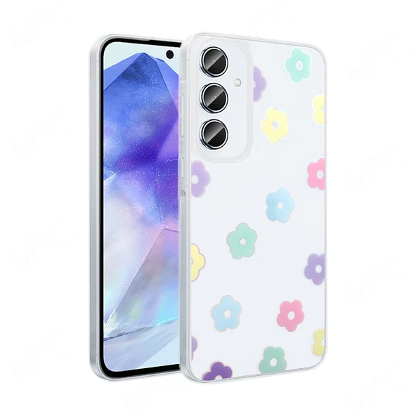 Moby Shop Galaxy S24 FE Kılıf Şeffaf Figürlü Zarafet Sert Kapak ürün görseli 1