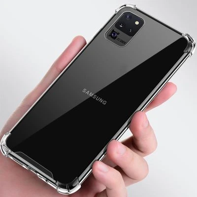 Moby Shop Samsung Galaxy S20 Ultra Kılıf Şeffaf Köşe Korumalı Jellix Premium Şık Silikon Kılıf ürün görseli 1