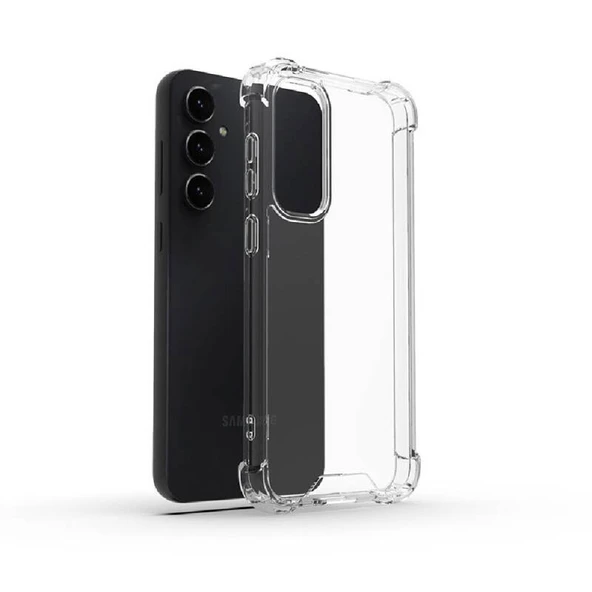 Moby Shop Samsung Galaxy S23 FE Kılıf Şeffaf Köşe Korumalı Jellix Premium Şık Silikon Kılıf ürün görseli 1