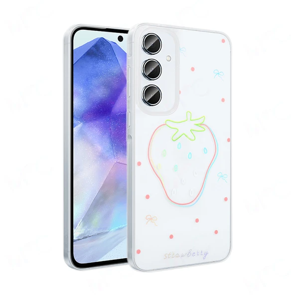 Moby Shop Galaxy A16 Kılıf Şeffaf Figürlü Zarafet Sert Kapak ürün görseli 1
