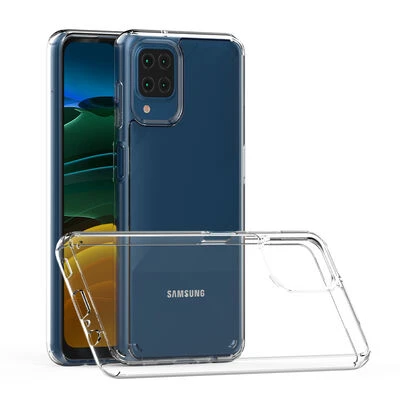 Royal Cover Samsung Galaxy A12 Tam Koruma Şeffaf Sert Kılıf RCV/Coss ürün görseli 1