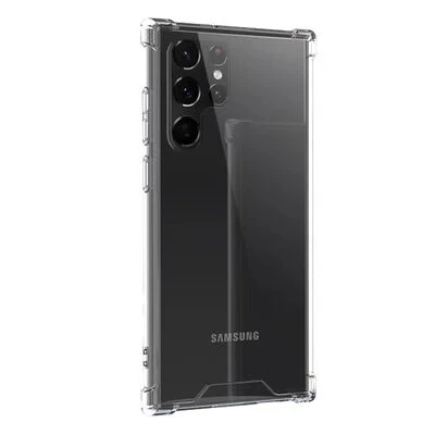 Moby Shop Samsung Galaxy S22 Ultra Kılıf Şeffaf Köşe Korumalı Jellix Premium Şık Silikon Kılıf ürün görseli 1